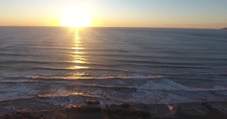 Chroma Key Backgrounds, Ocean, Beach, Sea, Sunset, Sun