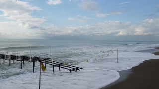 Gopro Stock Footage, Beach, Sea, Water, Ocean, Pier