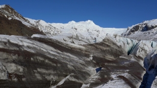 Motion Background For Video Editing, Glacier, Mountain, Snow, Peak, Landscape