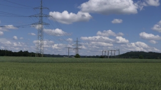 Stock Footage Sites, Turbine, Cable, Sky, Power, Electricity
