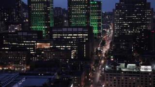 Youtube Creative Commons Video Download, Business District, City, Skyline, Night, Urban